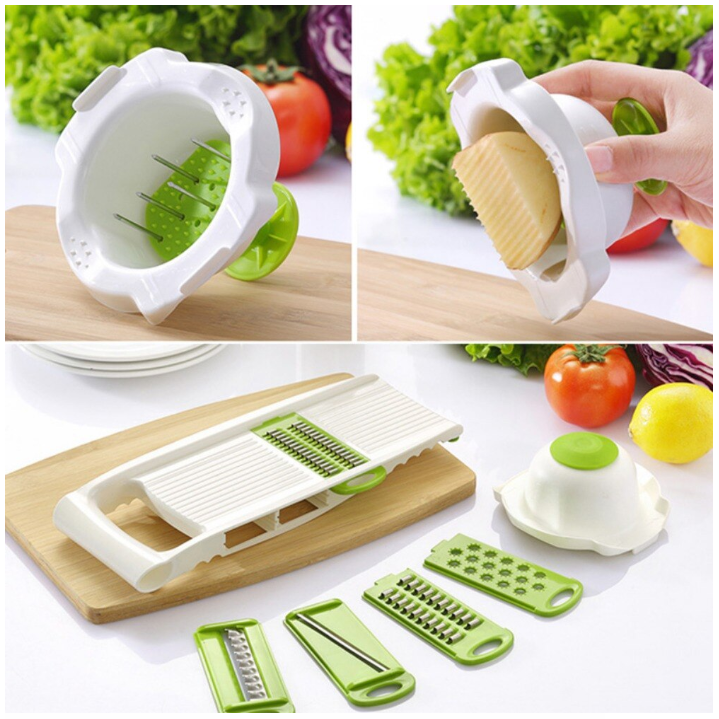 Multi-functional kitchen cutting set