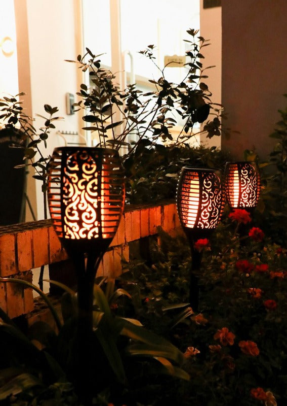 LED Solar Flame Lamp